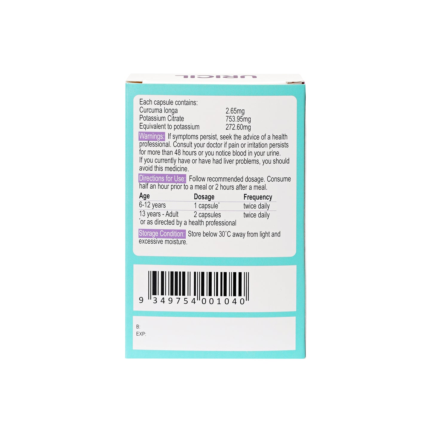 Uricil - Natural UTI Relief